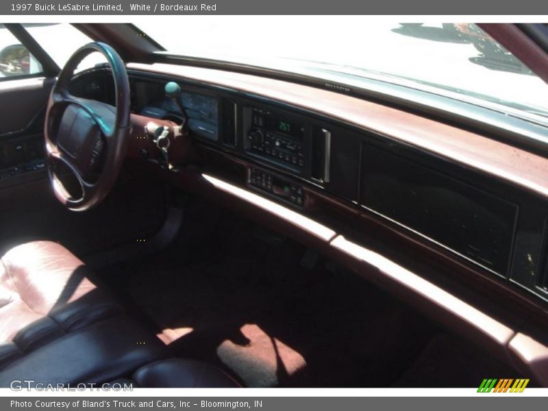 White / Bordeaux Red 1997 Buick LeSabre Limited