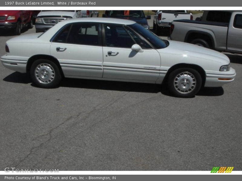 White / Bordeaux Red 1997 Buick LeSabre Limited