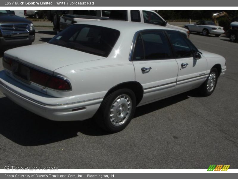 White / Bordeaux Red 1997 Buick LeSabre Limited