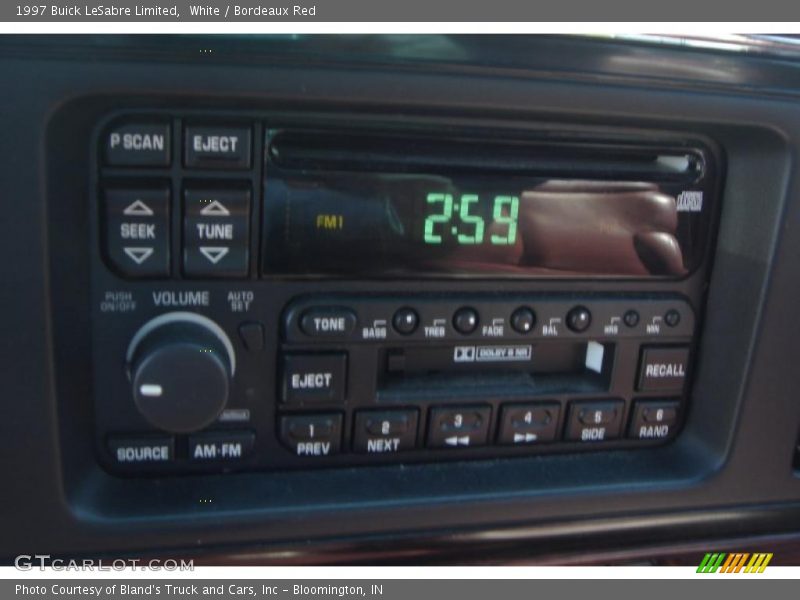 White / Bordeaux Red 1997 Buick LeSabre Limited