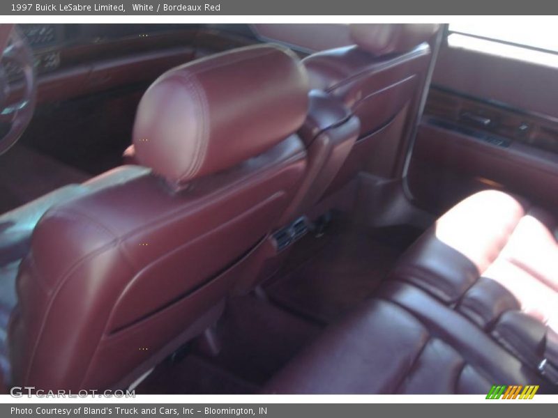 White / Bordeaux Red 1997 Buick LeSabre Limited