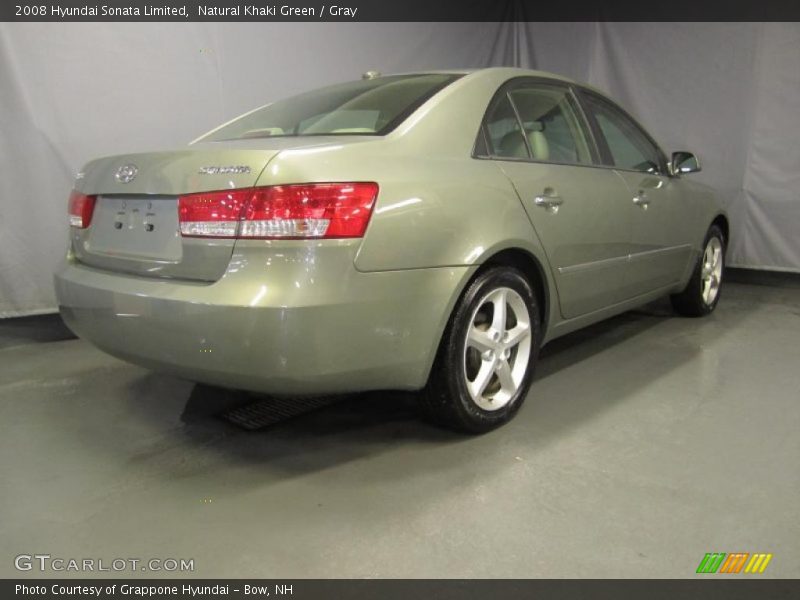 Natural Khaki Green / Gray 2008 Hyundai Sonata Limited