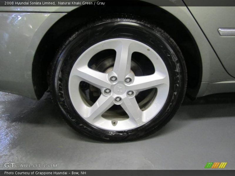 Natural Khaki Green / Gray 2008 Hyundai Sonata Limited