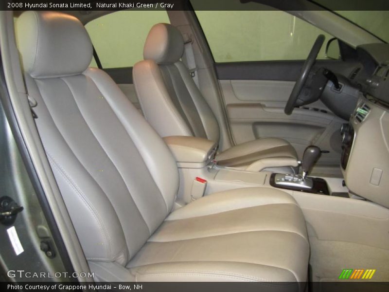 Natural Khaki Green / Gray 2008 Hyundai Sonata Limited