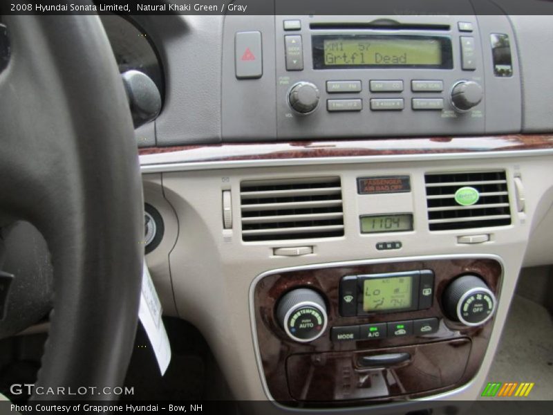 Natural Khaki Green / Gray 2008 Hyundai Sonata Limited