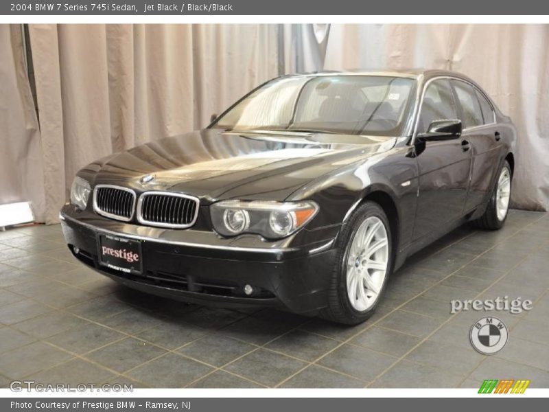 Jet Black / Black/Black 2004 BMW 7 Series 745i Sedan