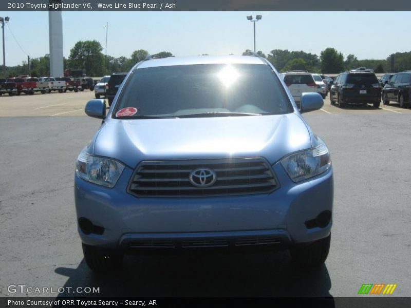 Wave Line Blue Pearl / Ash 2010 Toyota Highlander V6