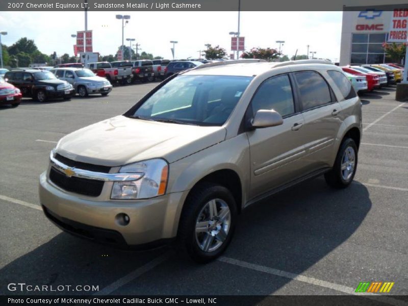Sandstone Metallic / Light Cashmere 2007 Chevrolet Equinox LT