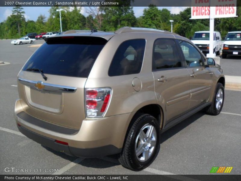Sandstone Metallic / Light Cashmere 2007 Chevrolet Equinox LT