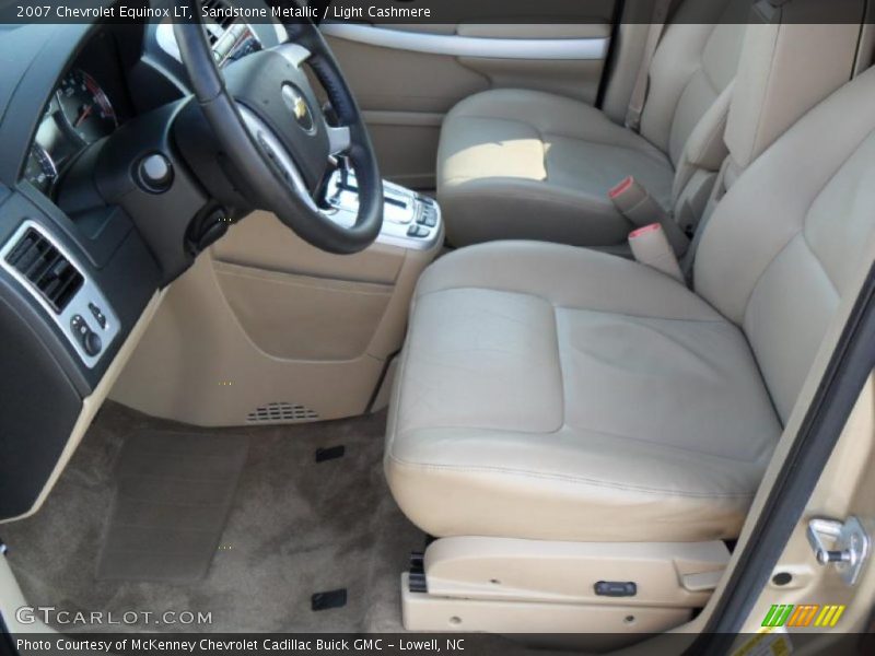 Sandstone Metallic / Light Cashmere 2007 Chevrolet Equinox LT