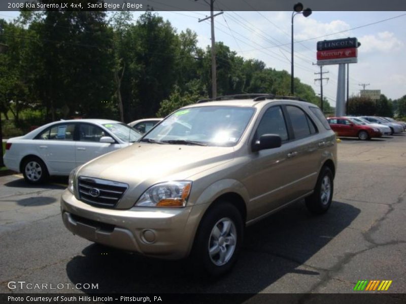 Sand Beige / Beige 2008 Kia Sorento LX 4x4