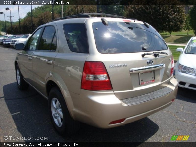 Sand Beige / Beige 2008 Kia Sorento LX 4x4