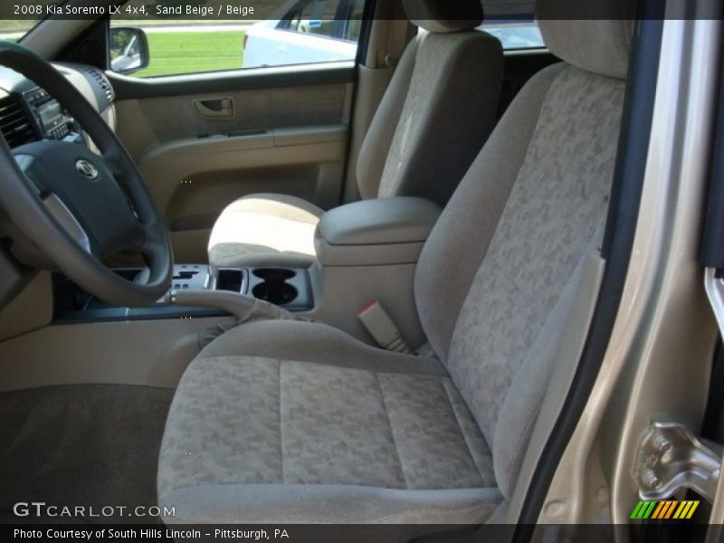 Sand Beige / Beige 2008 Kia Sorento LX 4x4