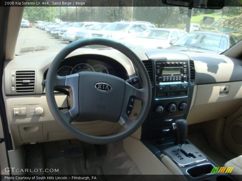 Sand Beige / Beige 2008 Kia Sorento LX 4x4