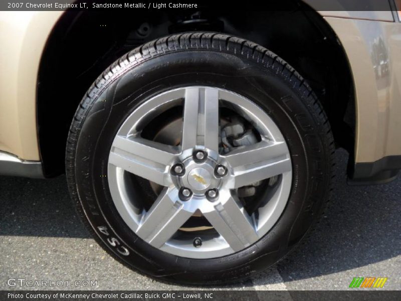 Sandstone Metallic / Light Cashmere 2007 Chevrolet Equinox LT