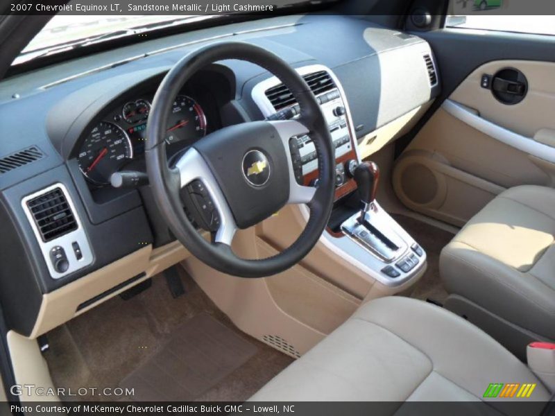 Sandstone Metallic / Light Cashmere 2007 Chevrolet Equinox LT