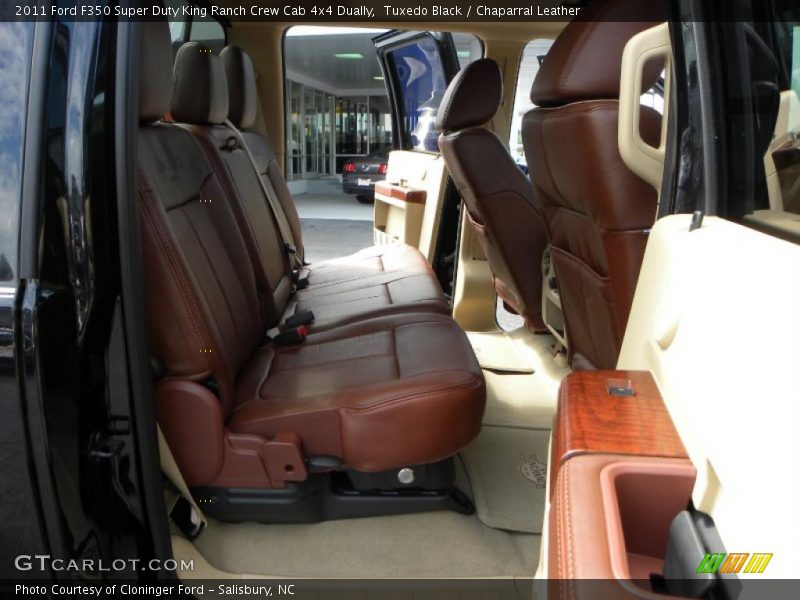 Tuxedo Black / Chaparral Leather 2011 Ford F350 Super Duty King Ranch Crew Cab 4x4 Dually