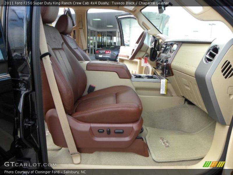 Tuxedo Black / Chaparral Leather 2011 Ford F350 Super Duty King Ranch Crew Cab 4x4 Dually