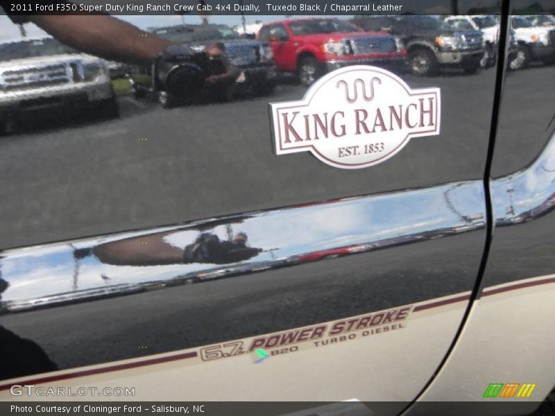 Tuxedo Black / Chaparral Leather 2011 Ford F350 Super Duty King Ranch Crew Cab 4x4 Dually