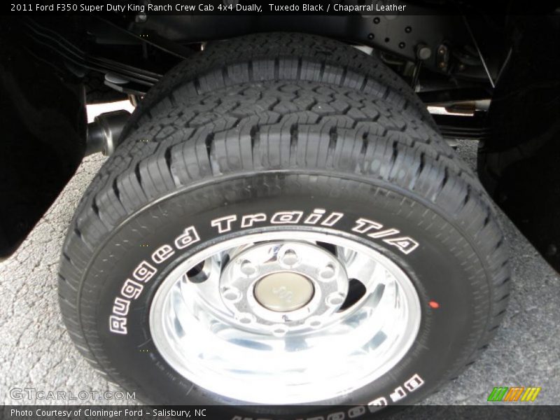 Tuxedo Black / Chaparral Leather 2011 Ford F350 Super Duty King Ranch Crew Cab 4x4 Dually