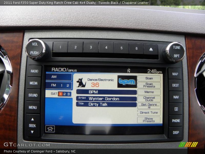 Tuxedo Black / Chaparral Leather 2011 Ford F350 Super Duty King Ranch Crew Cab 4x4 Dually