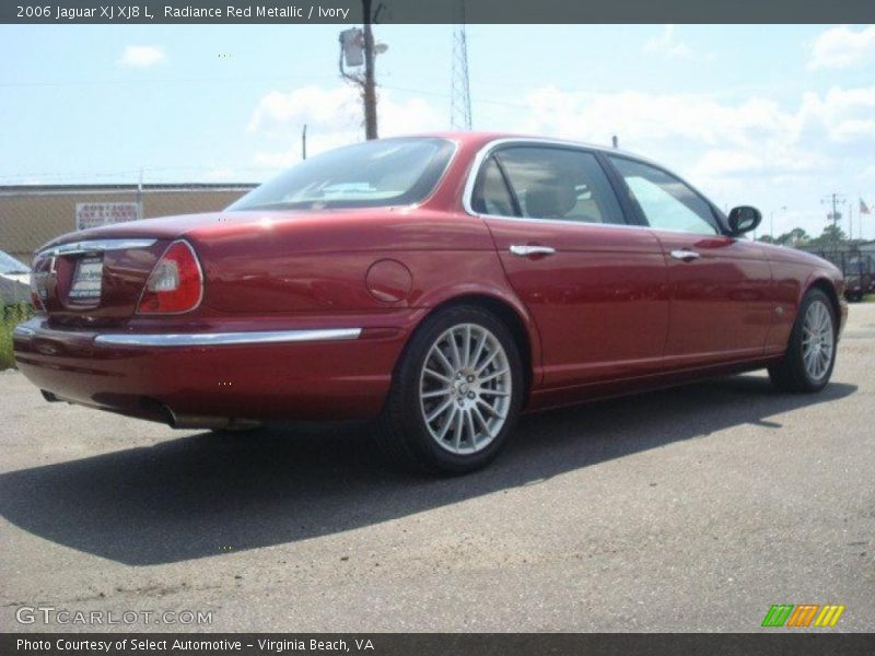 Radiance Red Metallic / Ivory 2006 Jaguar XJ XJ8 L