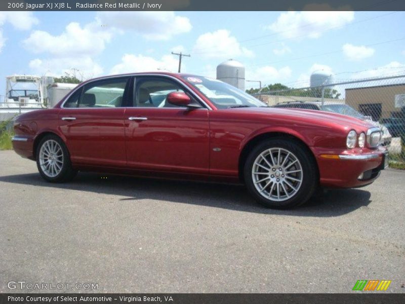 Radiance Red Metallic / Ivory 2006 Jaguar XJ XJ8 L