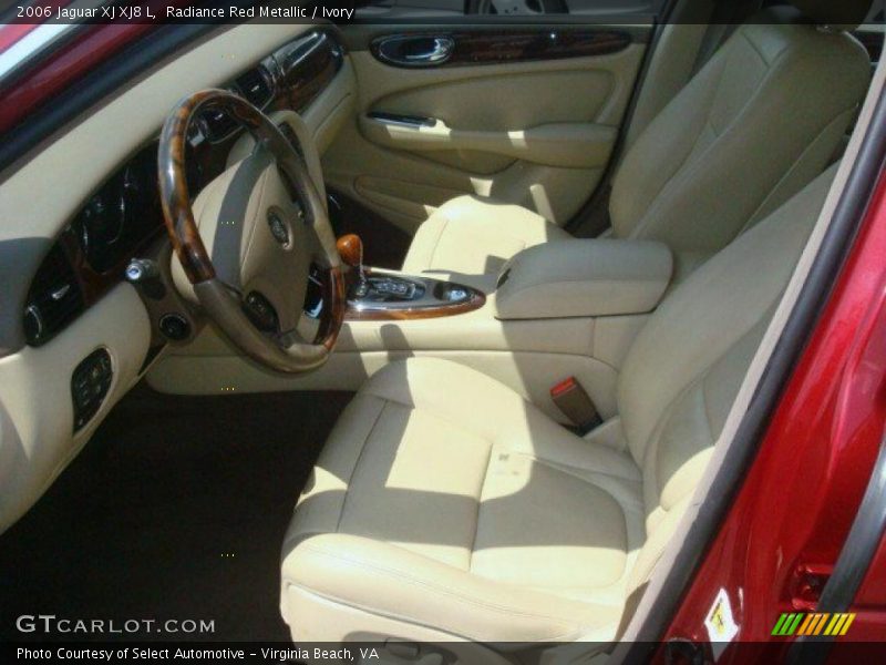 Radiance Red Metallic / Ivory 2006 Jaguar XJ XJ8 L