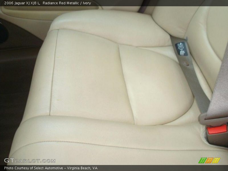 Radiance Red Metallic / Ivory 2006 Jaguar XJ XJ8 L