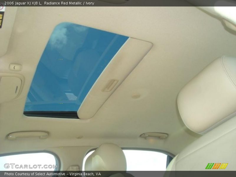 Radiance Red Metallic / Ivory 2006 Jaguar XJ XJ8 L