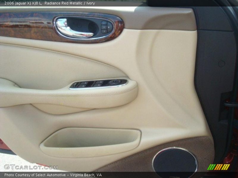 Radiance Red Metallic / Ivory 2006 Jaguar XJ XJ8 L