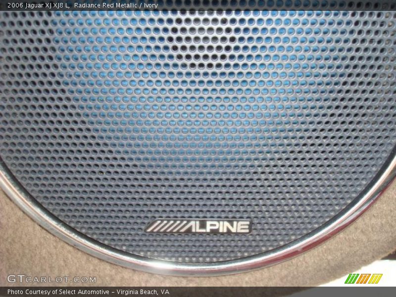 Radiance Red Metallic / Ivory 2006 Jaguar XJ XJ8 L