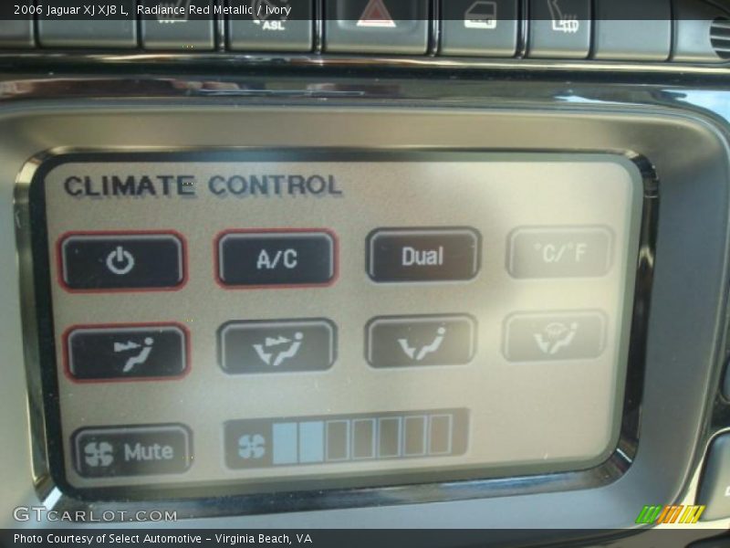 Radiance Red Metallic / Ivory 2006 Jaguar XJ XJ8 L