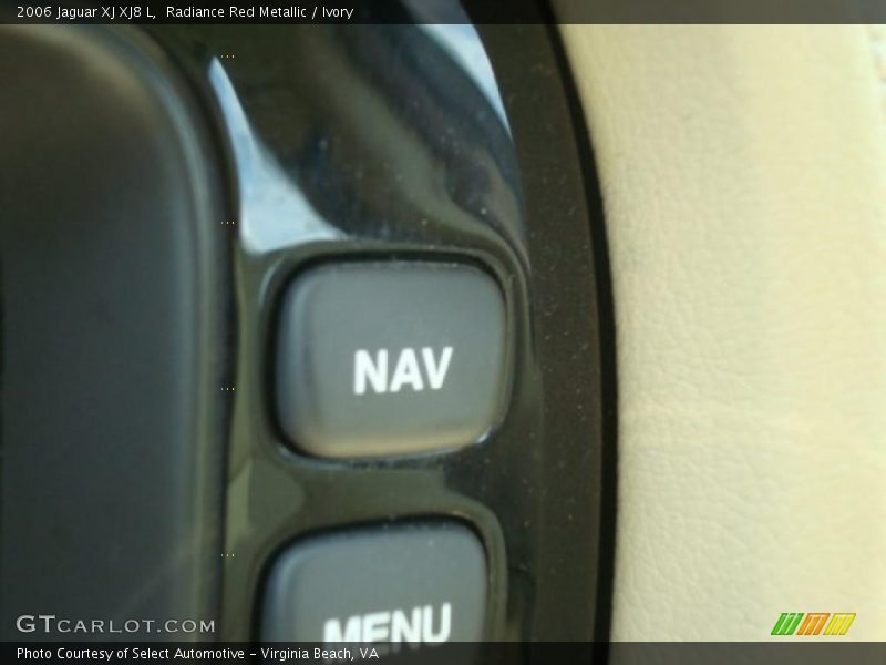 Radiance Red Metallic / Ivory 2006 Jaguar XJ XJ8 L
