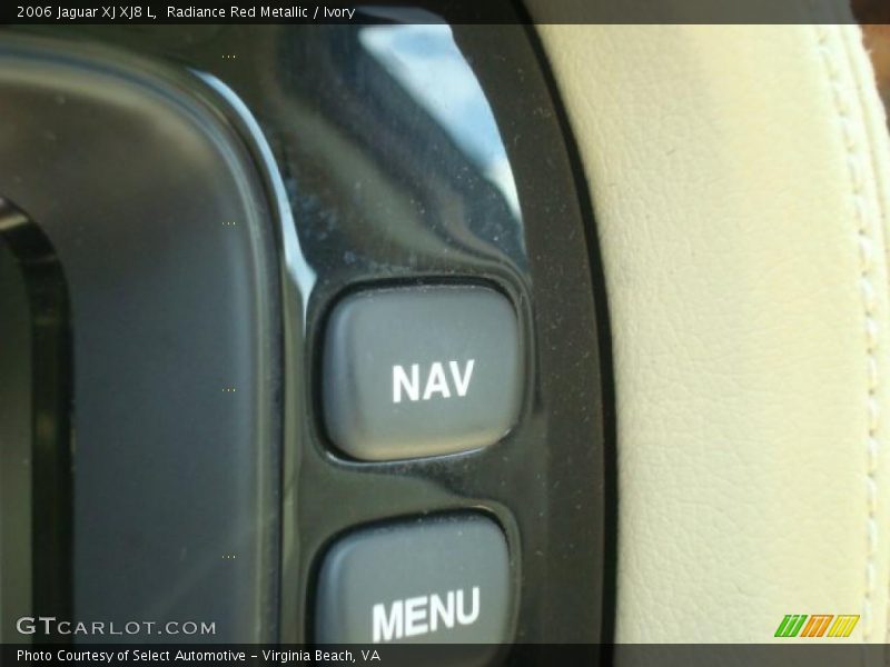 Radiance Red Metallic / Ivory 2006 Jaguar XJ XJ8 L