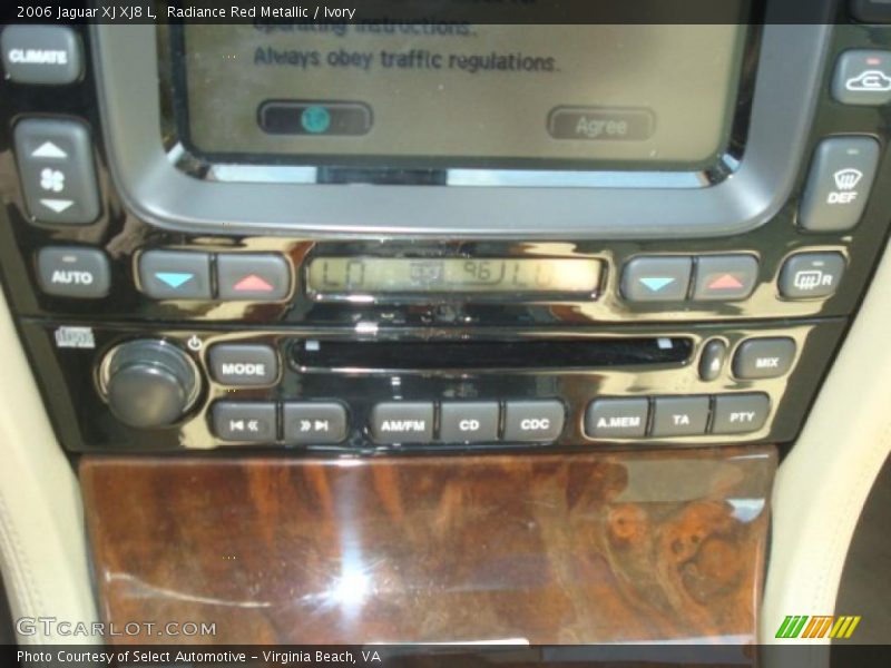 Radiance Red Metallic / Ivory 2006 Jaguar XJ XJ8 L