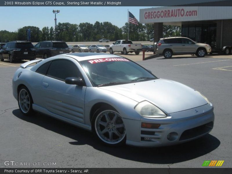 Sterling Silver Metallic / Midnight 2003 Mitsubishi Eclipse GTS Coupe