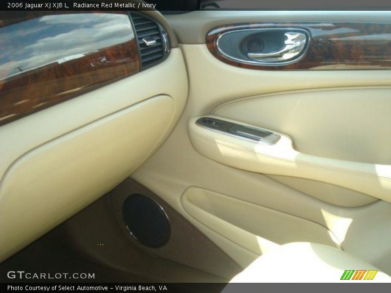 Radiance Red Metallic / Ivory 2006 Jaguar XJ XJ8 L