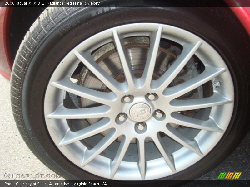 Radiance Red Metallic / Ivory 2006 Jaguar XJ XJ8 L