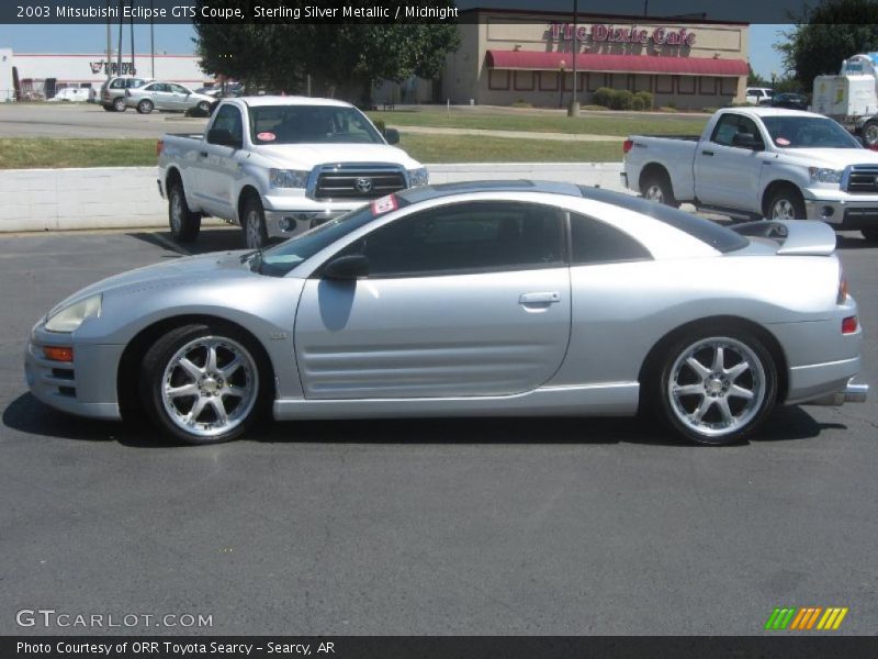 Sterling Silver Metallic / Midnight 2003 Mitsubishi Eclipse GTS Coupe