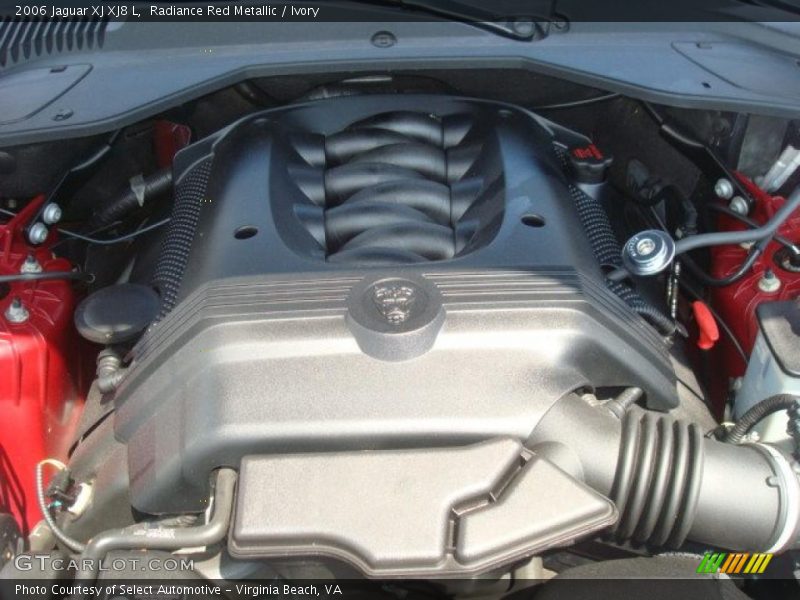 Radiance Red Metallic / Ivory 2006 Jaguar XJ XJ8 L