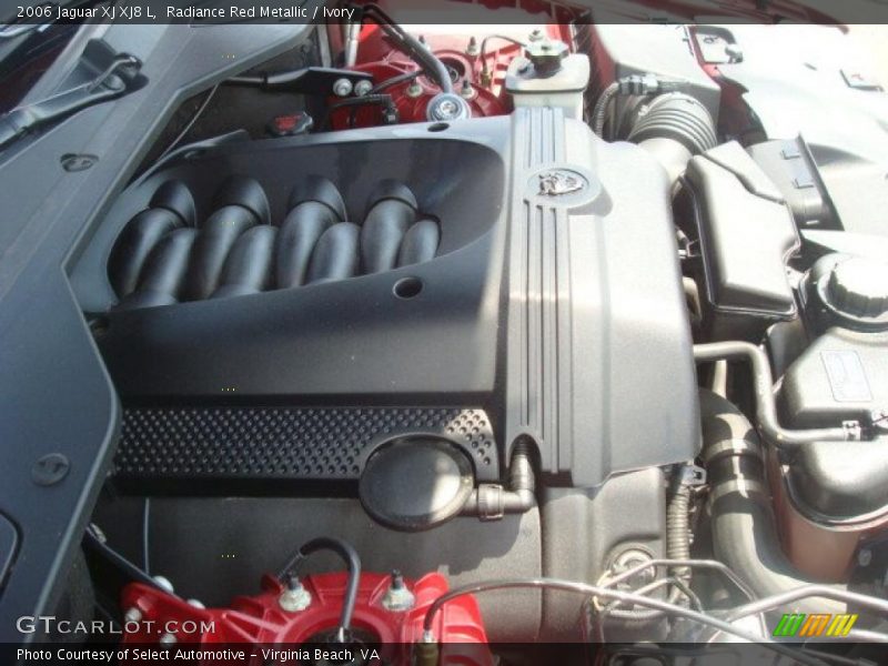 Radiance Red Metallic / Ivory 2006 Jaguar XJ XJ8 L