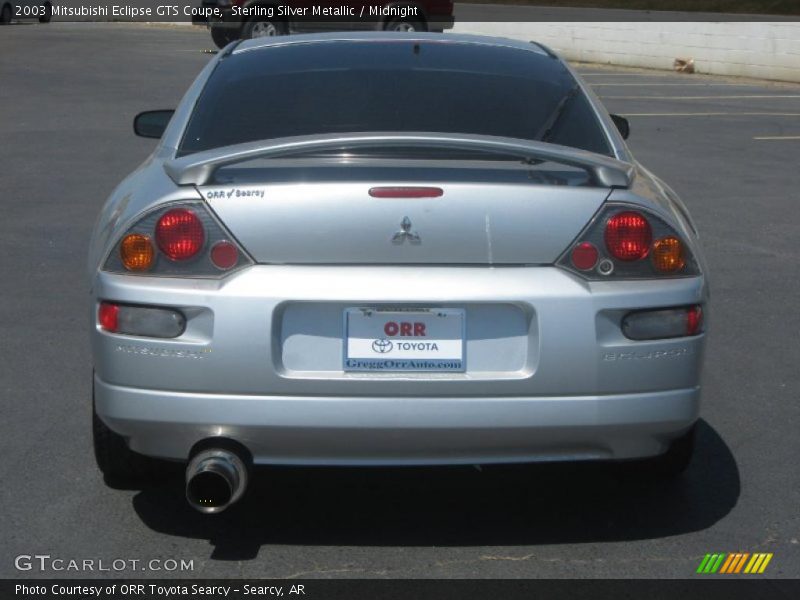 Sterling Silver Metallic / Midnight 2003 Mitsubishi Eclipse GTS Coupe