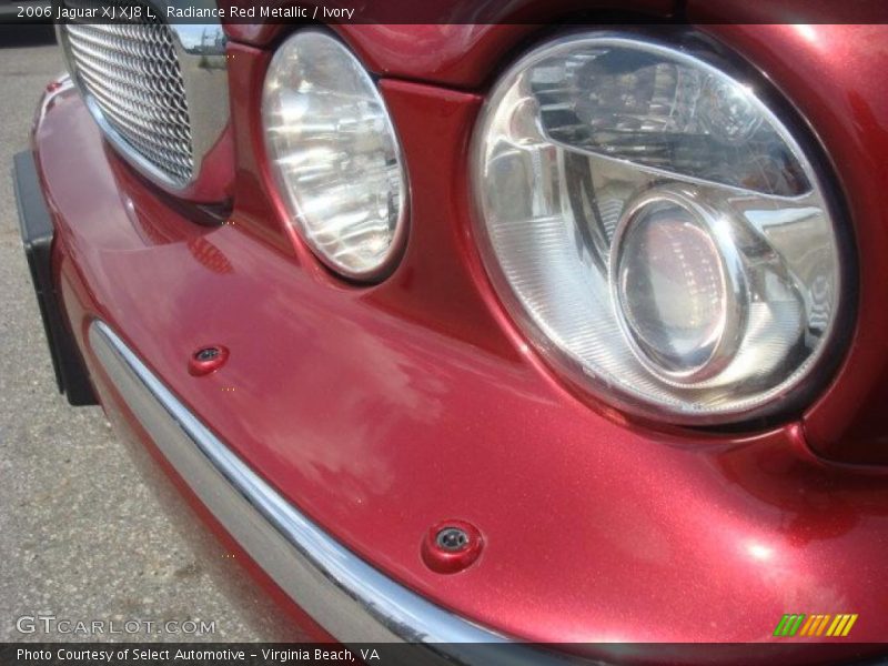 Radiance Red Metallic / Ivory 2006 Jaguar XJ XJ8 L