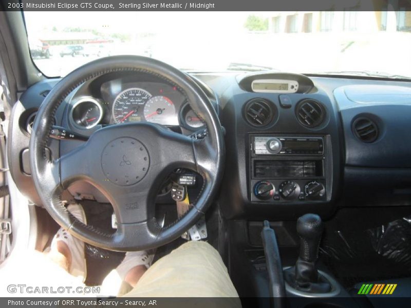 Sterling Silver Metallic / Midnight 2003 Mitsubishi Eclipse GTS Coupe