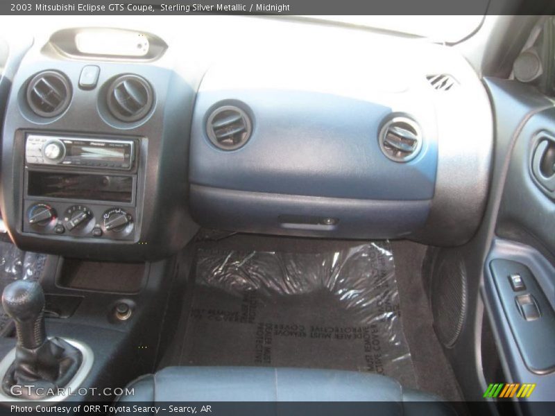 Sterling Silver Metallic / Midnight 2003 Mitsubishi Eclipse GTS Coupe
