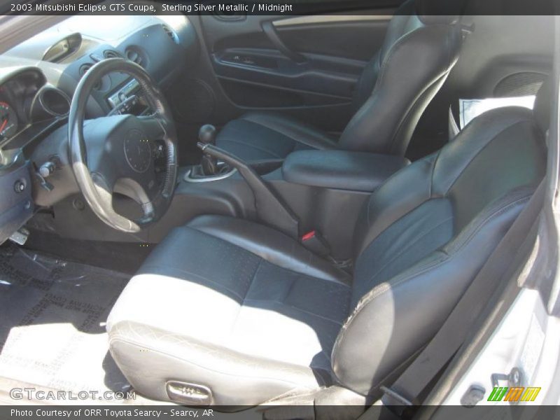 Sterling Silver Metallic / Midnight 2003 Mitsubishi Eclipse GTS Coupe