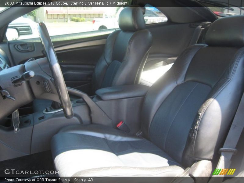 Sterling Silver Metallic / Midnight 2003 Mitsubishi Eclipse GTS Coupe