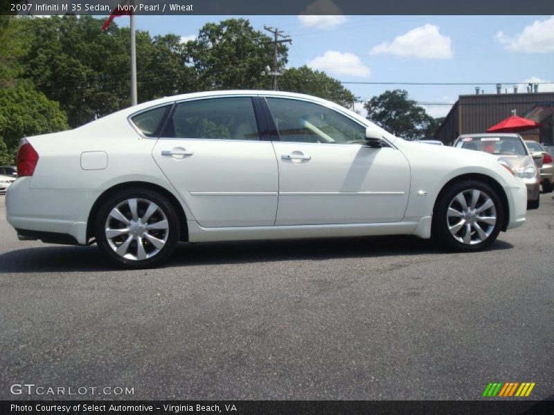 Ivory Pearl / Wheat 2007 Infiniti M 35 Sedan