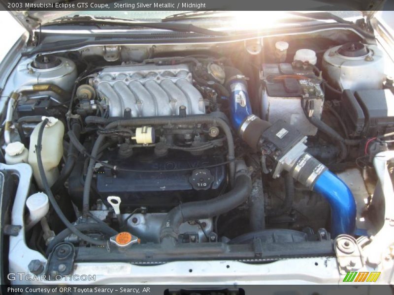 Sterling Silver Metallic / Midnight 2003 Mitsubishi Eclipse GTS Coupe